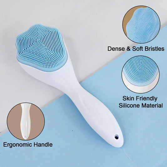 Silicone Face Scrubber Exfoliating Brush
