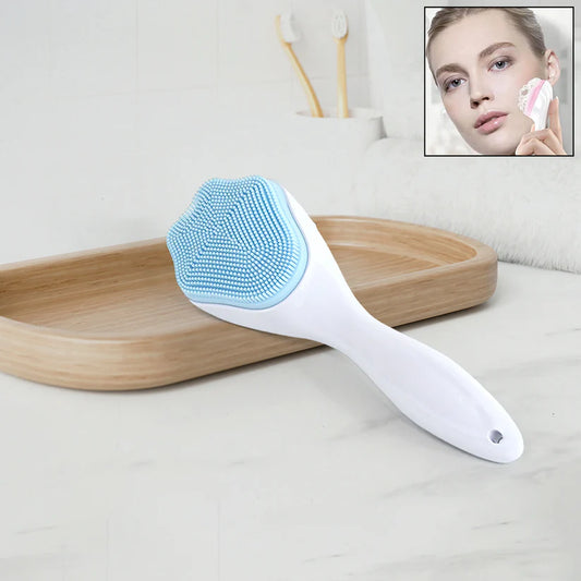 Silicone Face Scrubber Exfoliating Brush